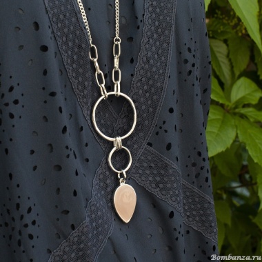 Колье Fiore Luna, ROSE QUARTZ